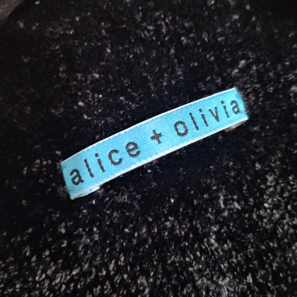Alice+Olivia Swing Sweater Charcoal - Picture 2 of 9